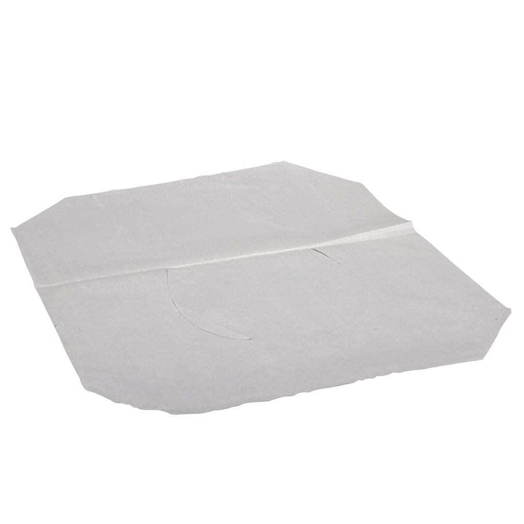 Karat Disposable Toilet Seat Covers – 5000 Sheets of Recycled Paper, Compatible with Half-Fold Dispensers for Commercial Bathroom Hygiene