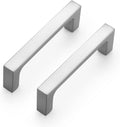 Ravinte 25 Pack Solid 5 Inch Kitchen Square Cabinet Handles Brushed Nickel Pulls Drawer Pulls Kitchen Cabinet Hardware Handles