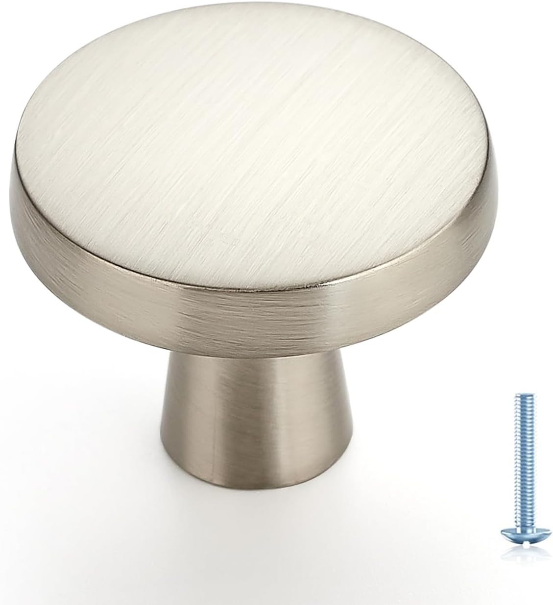 Ravinte 30 Pack Solid Single Hole Kitchen Round Cabinet Knobs Champagne Bronze Pulls Drawer Knobs Kitchen Cabinet Hardware Handles