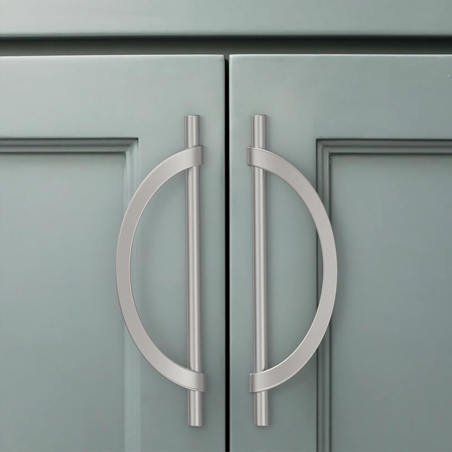 Amerdeco 10 Pack Brushed Gold Cabinet Pulls 5 Inch(128MM) Hole Centers Kitchen Cabinet Handles Hardware Kitchen Handles for Cabinets Cupboard Handles Drawer Pulls