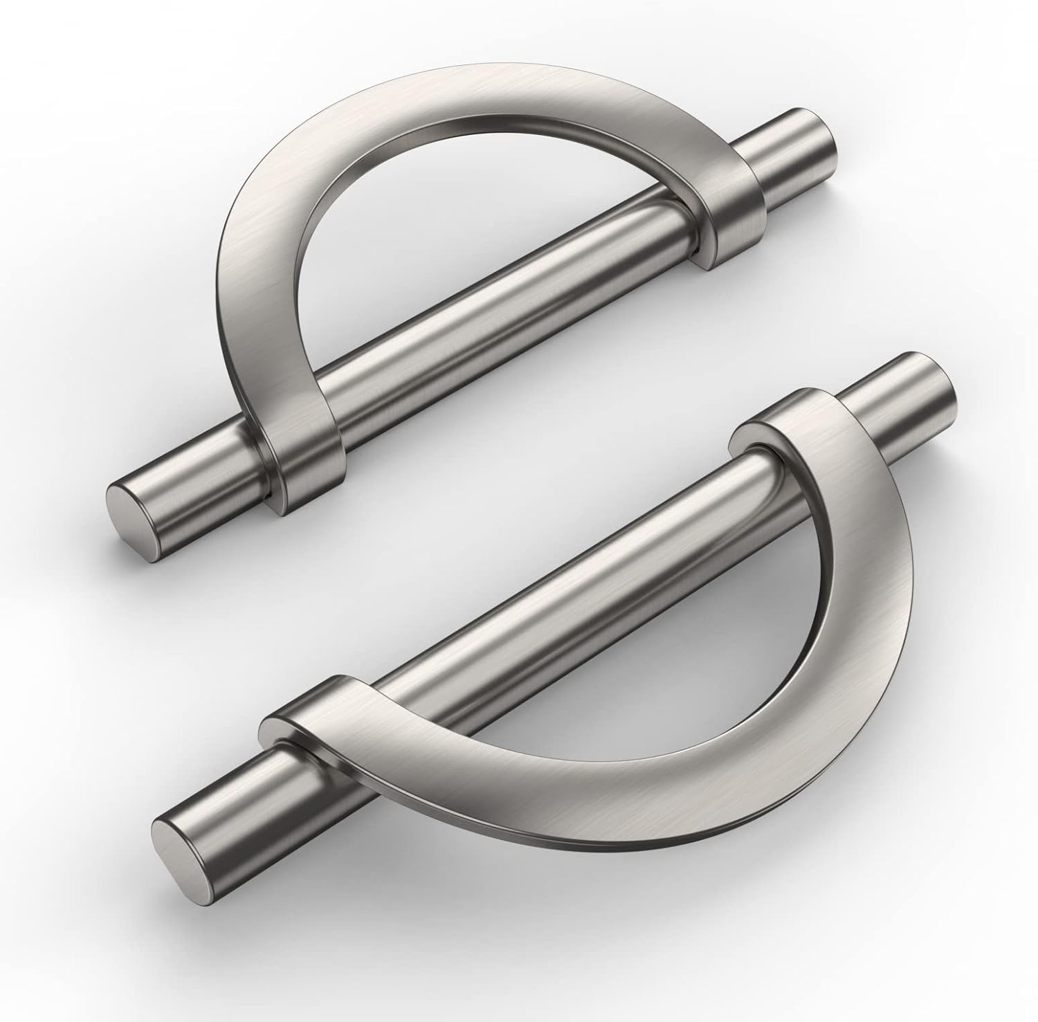 Amerdeco 10 Pack Brushed Gold Cabinet Pulls 5 Inch(128MM) Hole Centers Kitchen Cabinet Handles Hardware Kitchen Handles for Cabinets Cupboard Handles Drawer Pulls