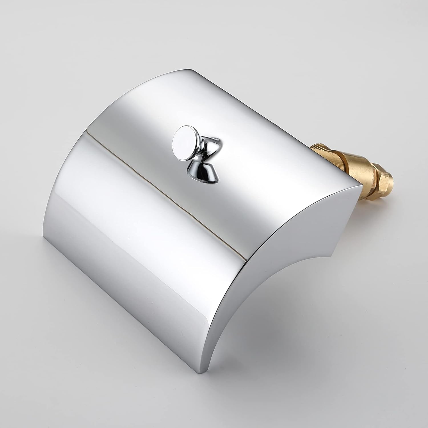 sumerain Waterfall Roman Tub Faucet with Handheld High Flow Chrome finish