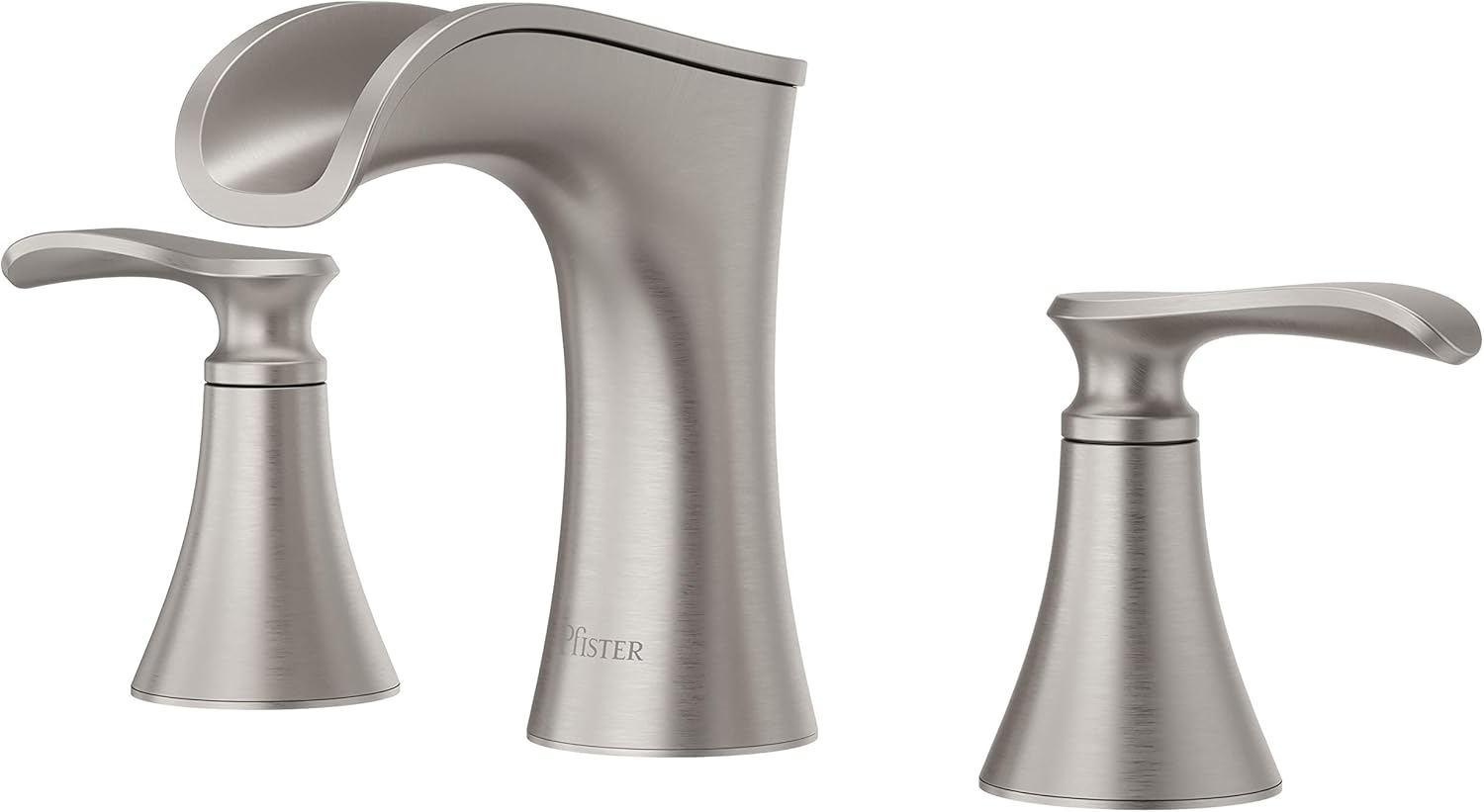 Pfister Jaida Bathroom Sink Faucet, 8-Inch Widespread, 2-Handle, 3-Hole, Spot Defense Brushed Nickel Finish, LF049JDGS