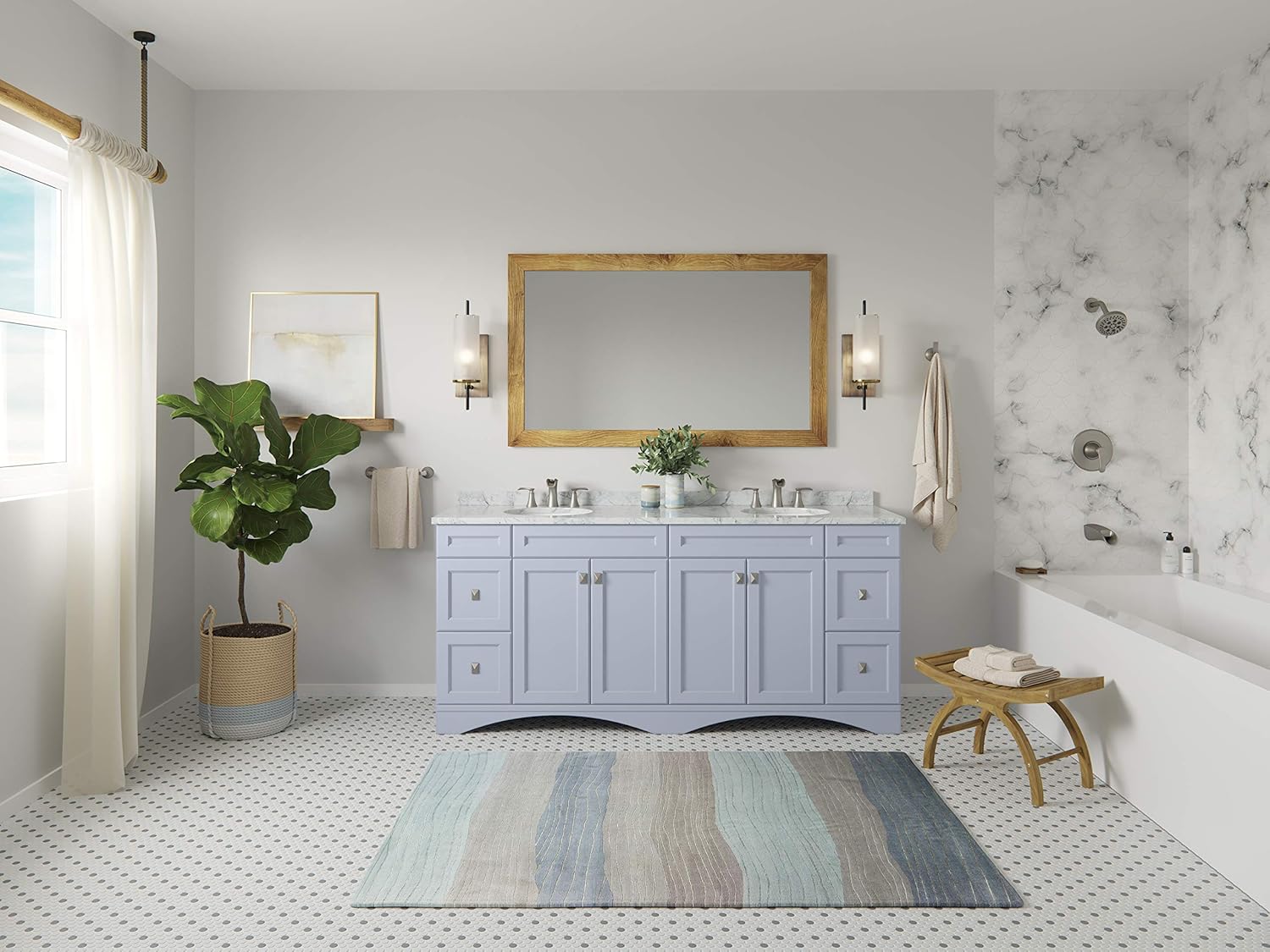 Pfister Jaida Bathroom Sink Faucet, 8-Inch Widespread, 2-Handle, 3-Hole, Spot Defense Brushed Nickel Finish, LF049JDGS